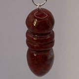 Pendule Egyptien en Jaspe Rouge