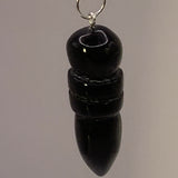 Black Agate Om Pendulum