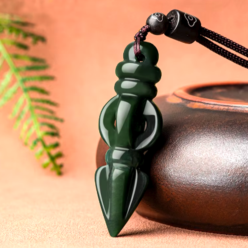 Kartika Tibétain Bouddhiste - Couteau de Rituel Artisanal - Laiton Fer Kartika Tibétain Bouddhiste - Couteau de Rituel Artisanal - Laiton Fer